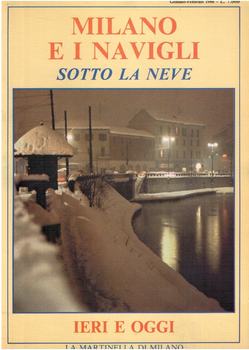 Milano e i Navigli sotto la neve