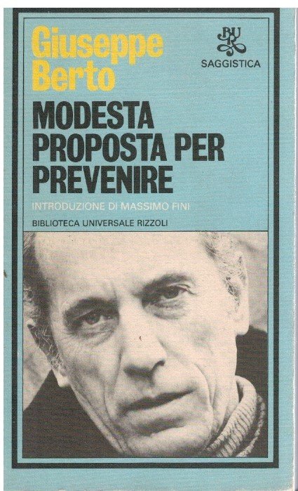 Modesta proposta per prevenire