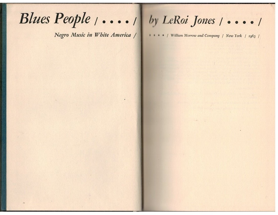 Negro Music in White America