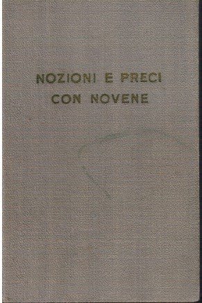 Nozioni e preci con novene