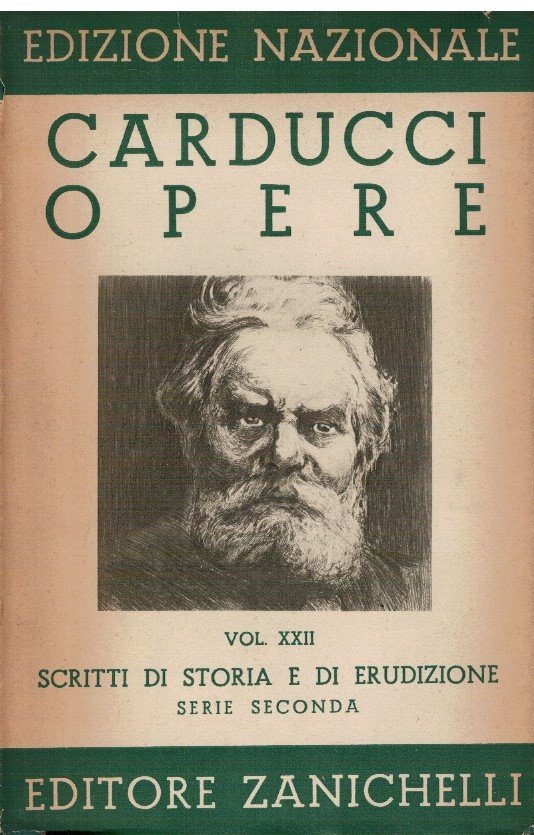 Opere Vol. XXII Scritti di storia e di erudizione Serie …