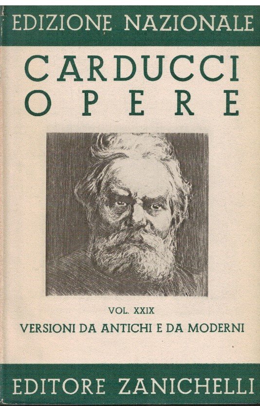 Opere Vol. XXIX Versione da antichi e da moderni