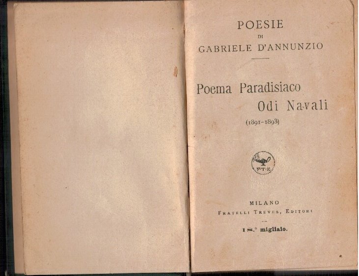 Poema paradisiaco odi navali (1891-1893)