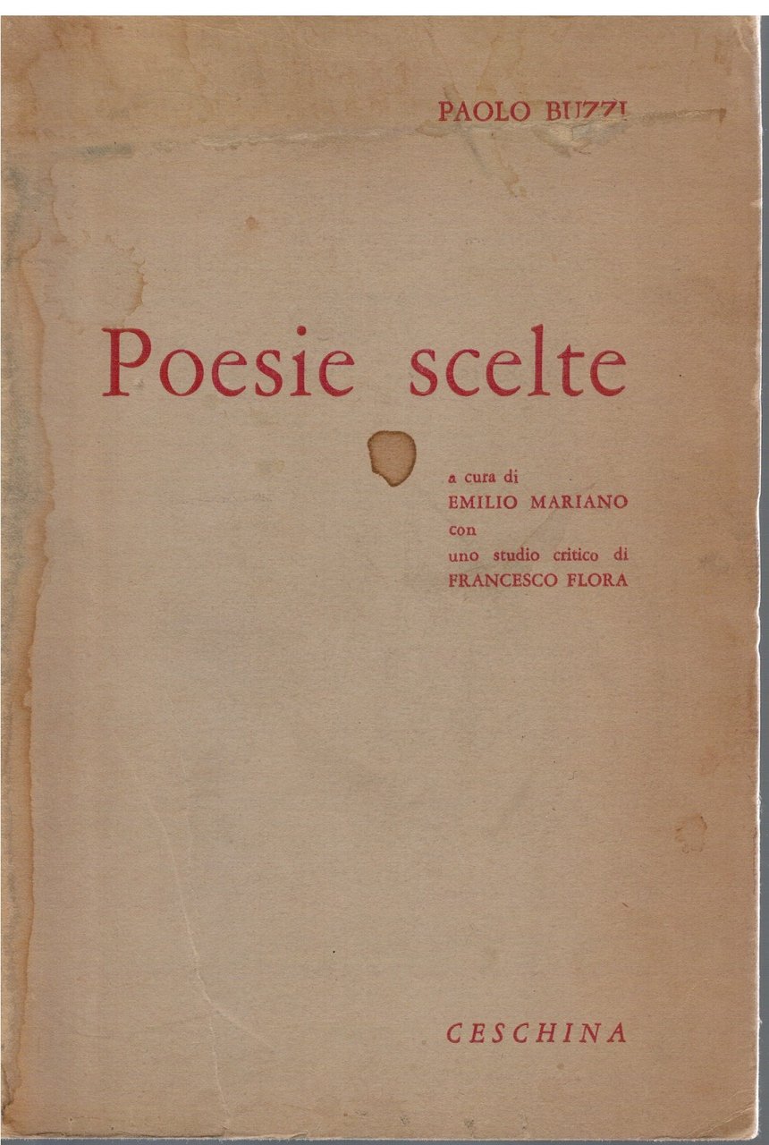 Poesie scelte