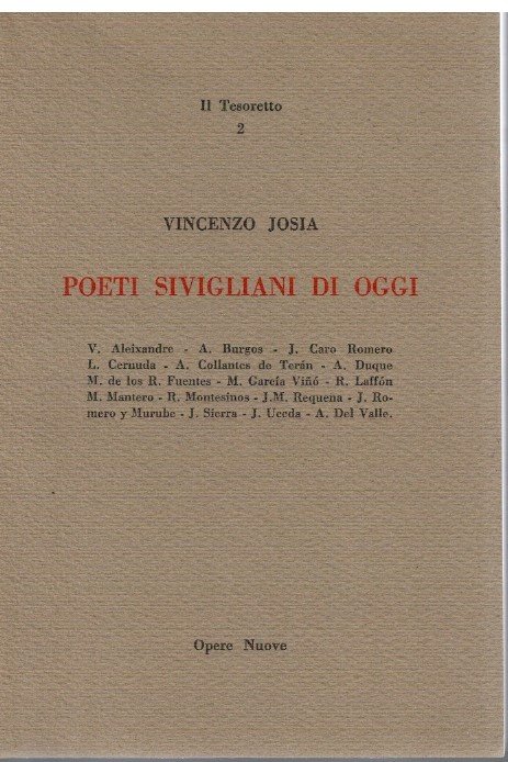 Poeti sivigliani di oggi