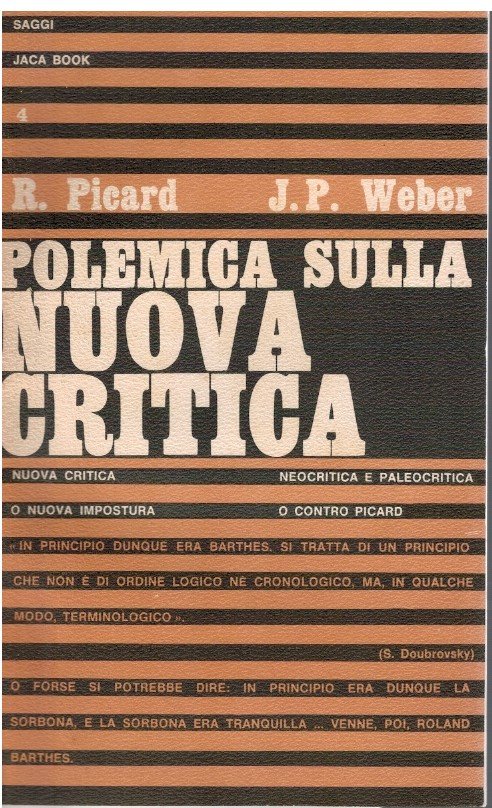 Polemica sulla nuova critica