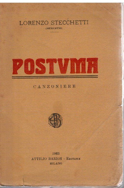 Postuma Canzoniere