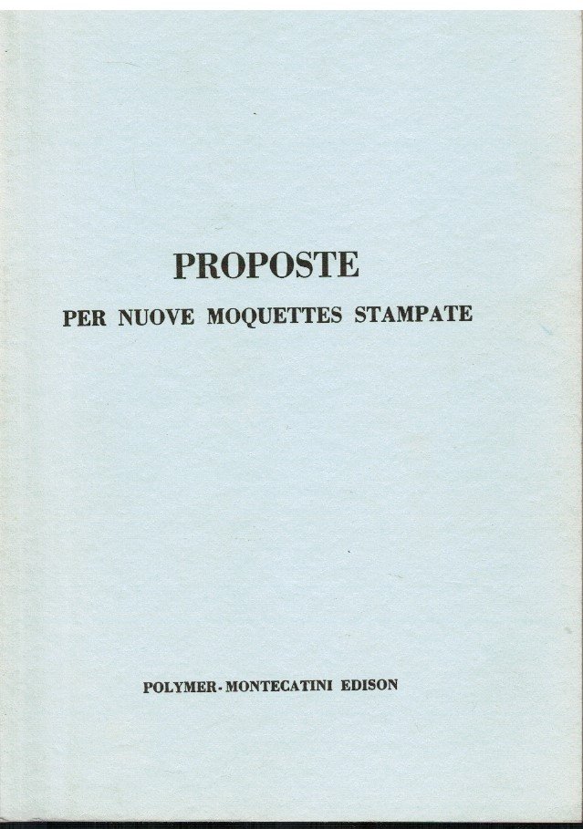 Proposte per nuove moquettes stampate