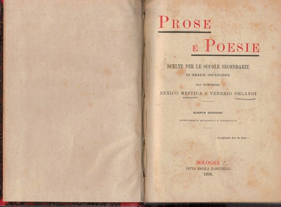 Prose e poesie scelte per le scuole secondarie di grado …
