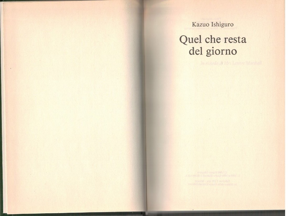 Quel che resta del giorno