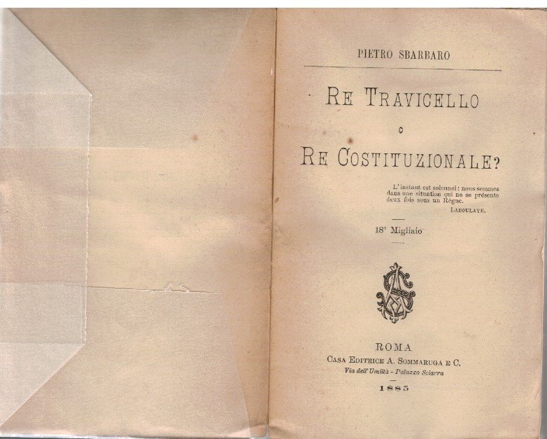 Re Travicello o Re Costituzionale?
