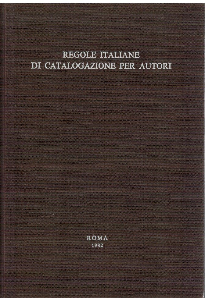 Regole italiane di catalogazione per autori