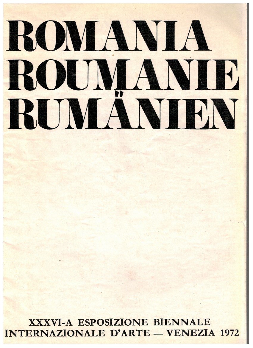 Romania Roumanie Rumanien XXXVI-A esposizione biennale internazionale d'arte - Venezia …