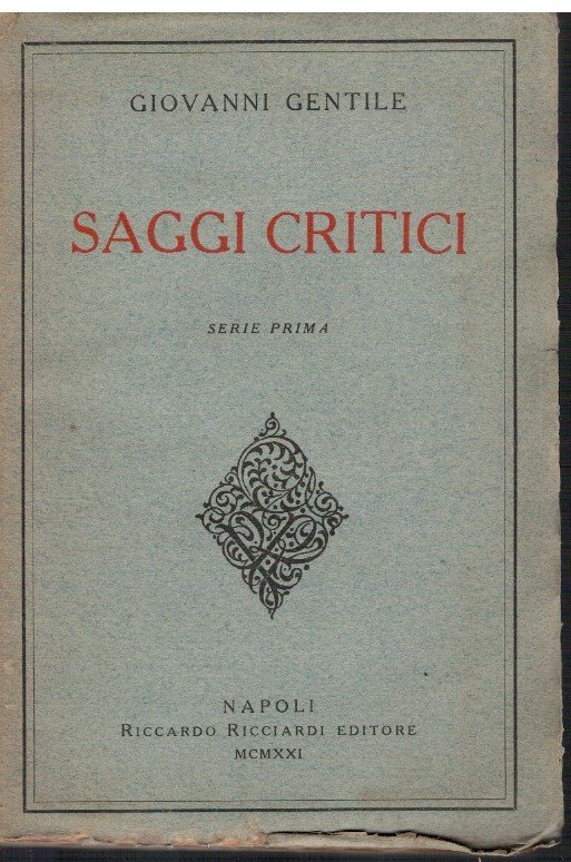 Saggi critici