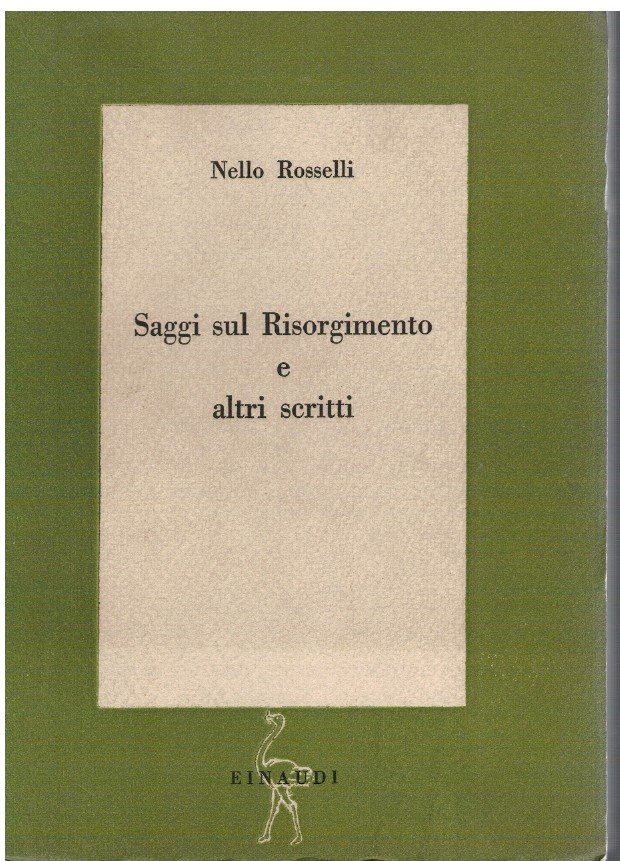 Saggi sul Risorgimento e altri scritti | Immagine principale