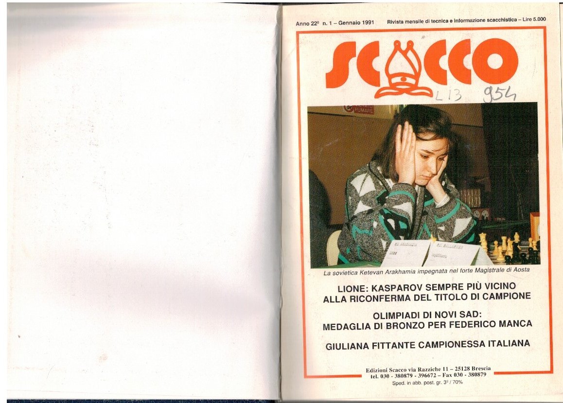 Scacco. Rivista mensile di tecnica e informazione. Annata 1991 | Immagine principale
