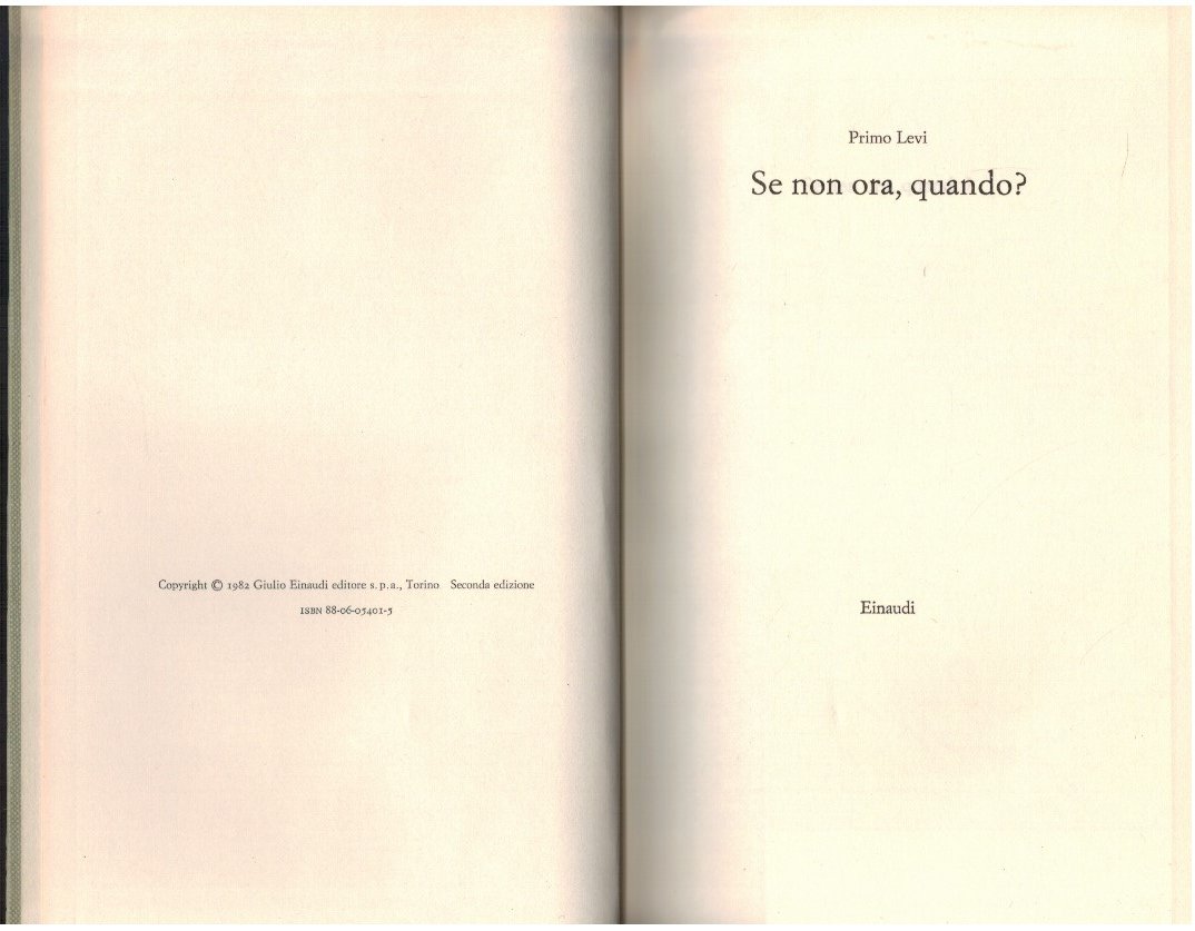 Se non ora quando?