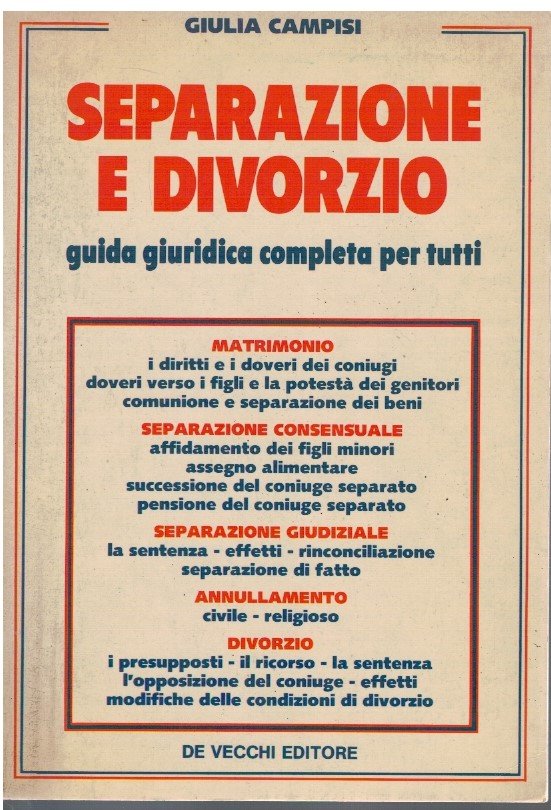 Separazione e divorzio guida giuridica completa per tutti