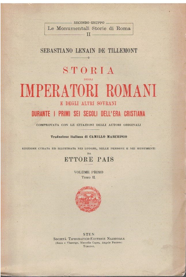 Storia degli imperatori romani e degli altri sovrani durante i …