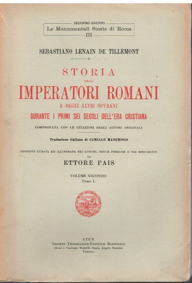 Storia degli imperatori romani e degli altri sovrani durante i …
