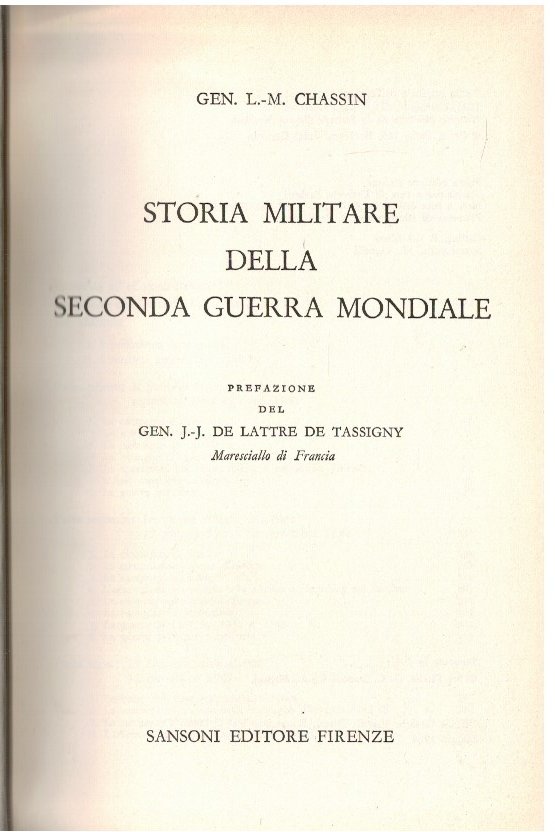 Storia militare della seconda Guerra Mondiale