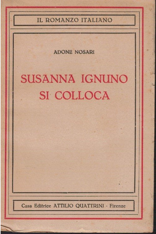 Susanna Ignuno si colloca