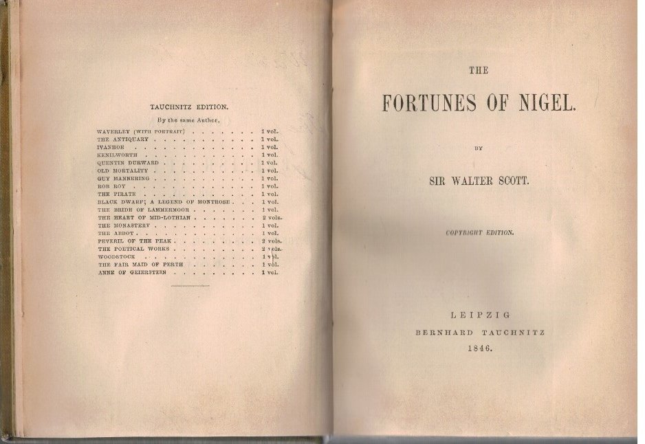 The fortunes of Nigel