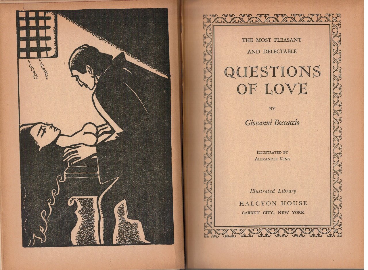 The most pleasant and delectable questions of love