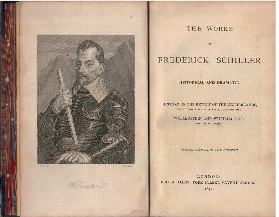 The works of Frederick Schiller historical and dramatic