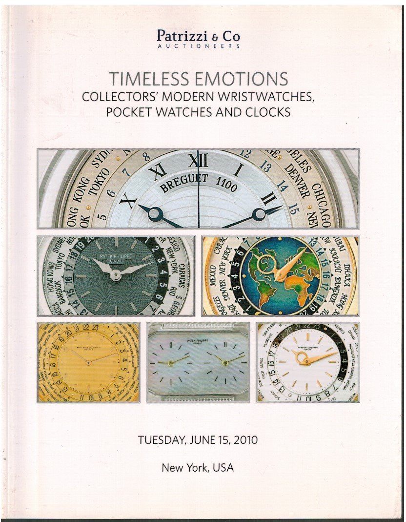 Timeless emotion collectors' modern wristwatches, pocket watches and clocks