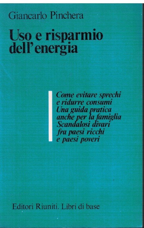 Uso e risparmio dell'energia