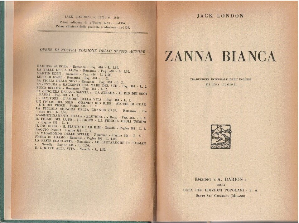 Zanna bianca
