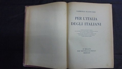 PER L`ITALIA DEGLI ITALIANI