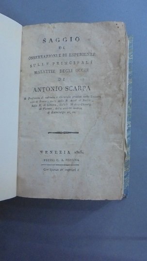 SAGGIO DI OSSERVAZIONI E DI ESPERIENZE SULLE PRINCIPALI MALATTIE DEGLI …