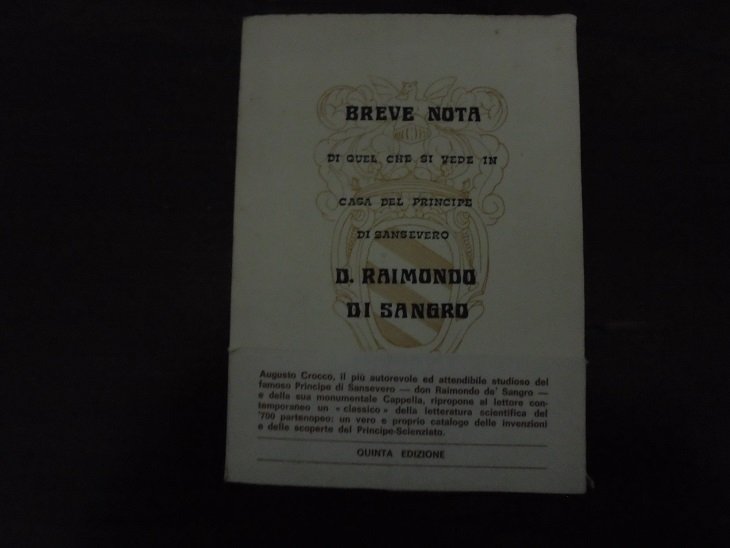 BREVE NOTA DI QUEL CHE SI VEDE IN CASA DEL …