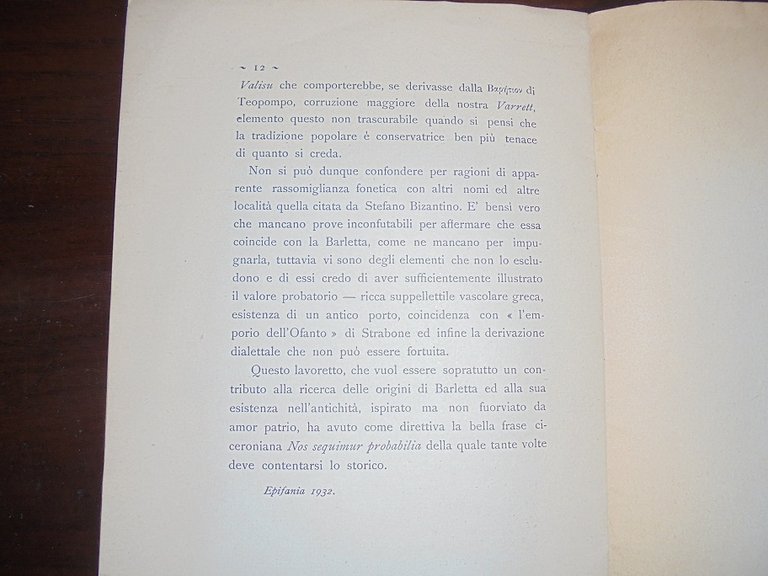 CONTRIBUTO ALLA STORIA DELLE ORIGINI DI BARLETTA