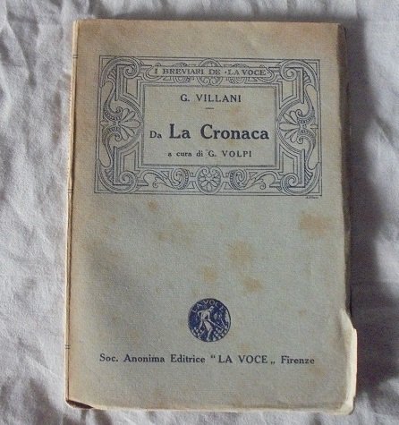 DA LA CRONACA A cura di G. Volpi. | Immagine principale