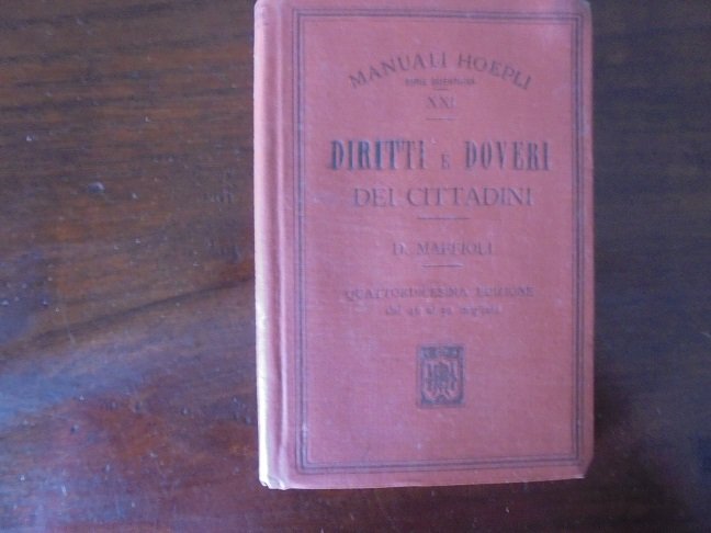 DIRITTI E DOVERI DEI CITTADINI SECONDO LE ISTITUZIONI DELLO STATO, …