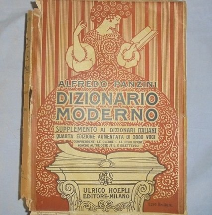 DIZIONARIO MODERNO Supplemento ai dizionari italiani. 4∞ edizione rinnovata e … | Immagine principale