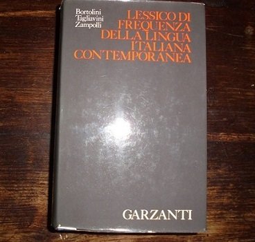 LESSICO FREQUENZA DELLA LINGUA ITALIANA CONTEMPORANEA