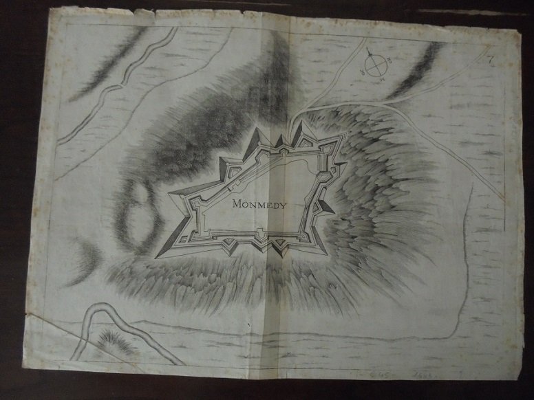 PIANTA TOPOGRAFICA DELLA CITTA` DI MONMEDY. (FRANCIA)