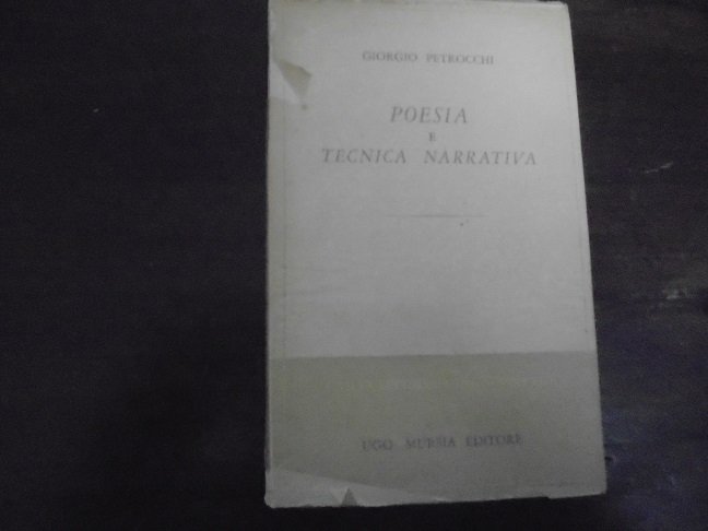 POESIA E TECNICA NARRATIVA | Immagine principale