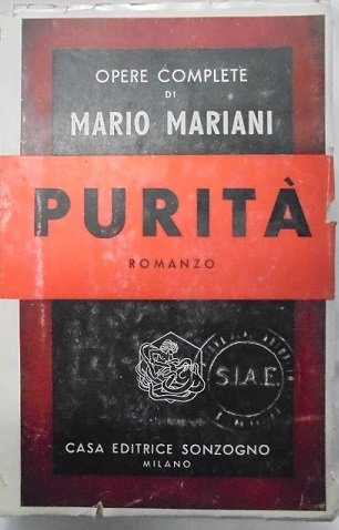 PURITA` Romanzo.