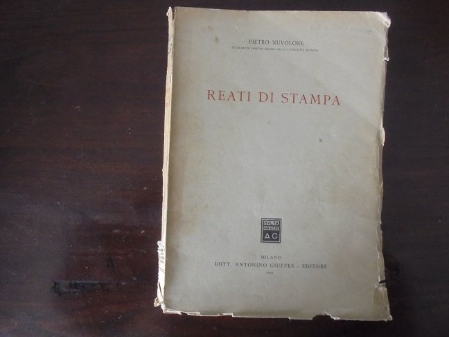 REATI DI STAMPA