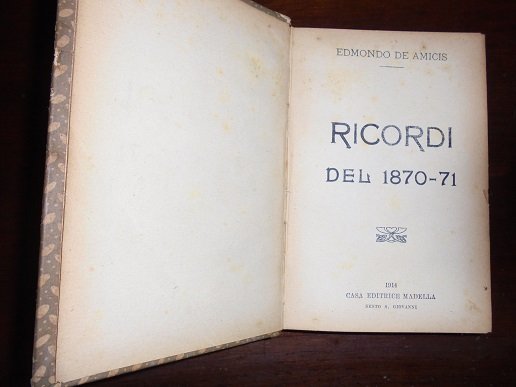 RICORDI DEL 1870 - 71