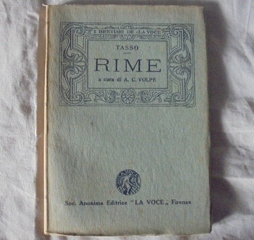RIME Scelte e annotate a cura di A. C. Volpe. | Immagine principale