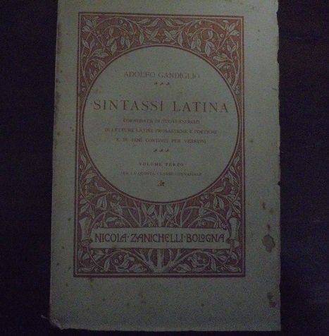 SINTASSI LATINA VOLUME TERZO | Immagine principale