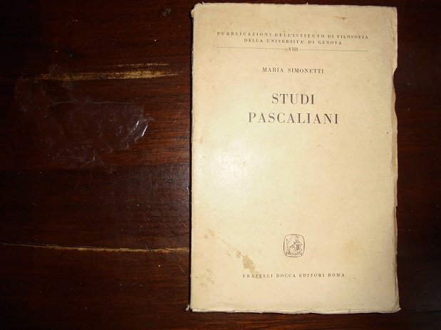 STUDI PASCALIANI