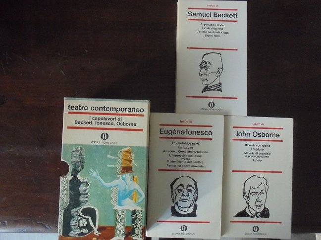 TEATRO CONTEMPORANEO. I CAPOLAVORI DI BECKETT, IONESCO, OSBORNE
