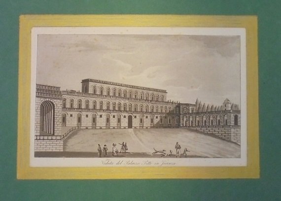 VEDUTA DEL PALAZZO PITTI IN FIRENZE